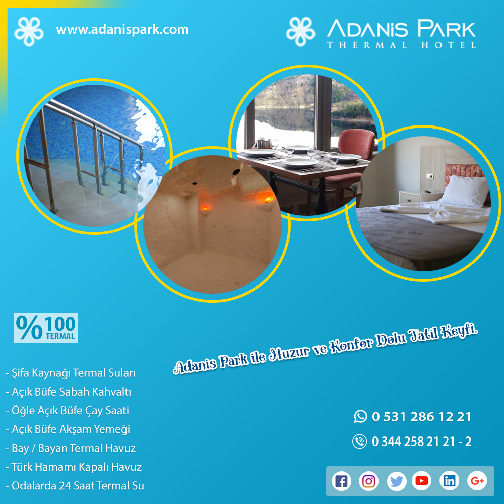 Adanis Park ile Huzur ve Konfor Dolu Tatil Keyfi